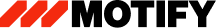 MOTIFY logo with orange and black text