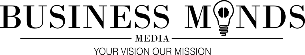 Business Minds Media logo with lightbulb and brain symbol